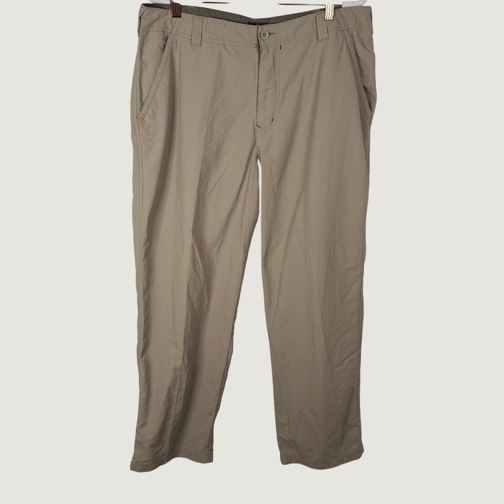 Royal Robbins Pants Mens 36x30 Tan Nylon Hiking Outdoor Gorpcore